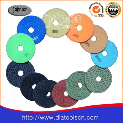 100mm diamond wet polishing pad: polishing pad