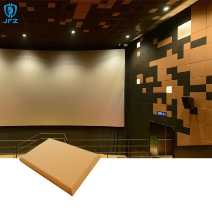 Fabric Acoustic Panel Glass Fibre Soundproofing Material