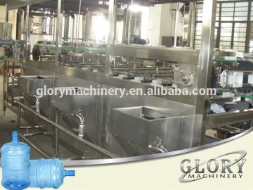 Automatic 5 gallon barrel mineral water filling production line