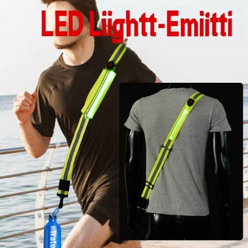 حزام متقاطع بخطاف باعث للضوء LED