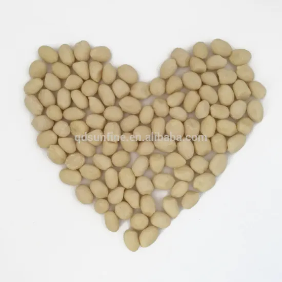 Organic blanched peanuts