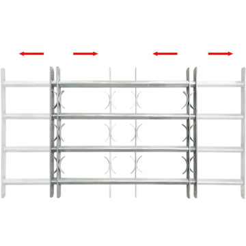 伸縮保護窓調節可能なセキュリティグリル