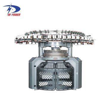 Máquina de hacer punto redonda circular del dispositivo de seguridad del doble de Jersey de la venta caliente del proveedor de la fábrica