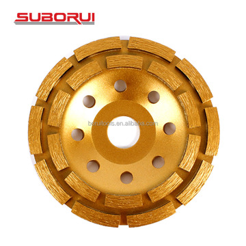 4.5 Inch Double Row Diamond Cup Wheel for Concrete and Stones