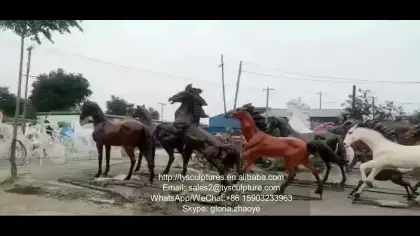 Hot sale life size horse sculpture resin stallion statue