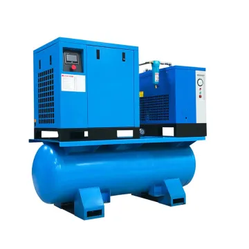 Large integrated air compressor