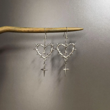 Delicate Heart Earrings for a Romantic Look