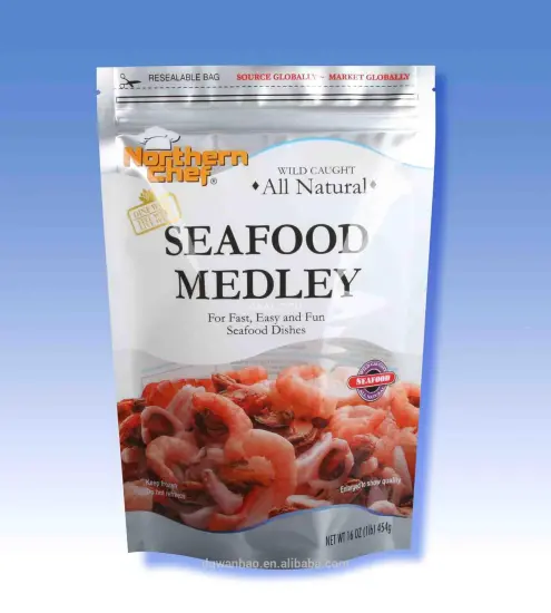 Custom printing Aluminum foil ziplock bag