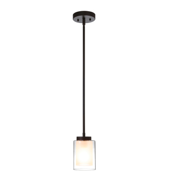 Modern Indoor Light Dark Bronze Glass Lampshade LED Chandelier Pendant Lights