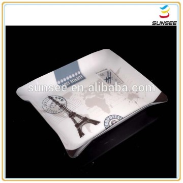 Hottest styles fancy gift Modern designer high quality home compact plastic plate with 100% virgin material
