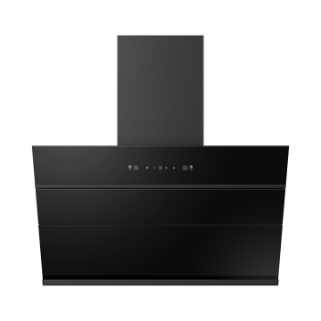900mm Black Glass Thickness Stainless Steel  Exhaust Vent Range Hood Kitchen Chimney Cooker Exhaust Hood