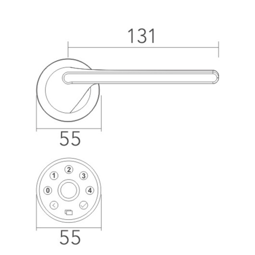 Smart Lock mit Fingerabdruckerkennung