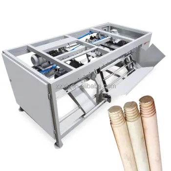 High-Speed Thread Rolling Machine for Wood Broom Handles - Italian Threading Machine