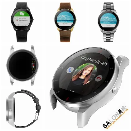 2015 Fashionable Round Screen Smartwatch / Bluetooth4.0 NFC Smart Watch