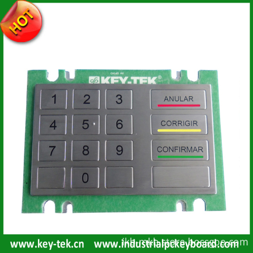 Customizable Metal Keypad For Kiosks Vending Machining, High Quality ...