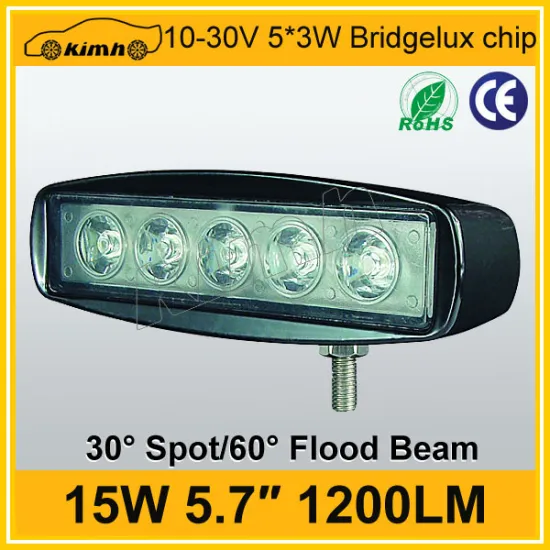 automobile 10-30v 5.7" 15w 1200LM led recharge work light KH-15W-E1