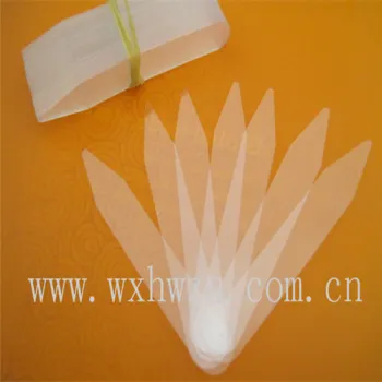 transparent collar stay for shirt