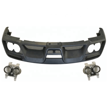 Rear Diffuser Lower Valance with Exhaust Tips for Ford Mustang Shelby GT350 2015-2017