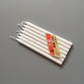 Vela de Velas Decorativas Larga Ardiente Palillo Blanco