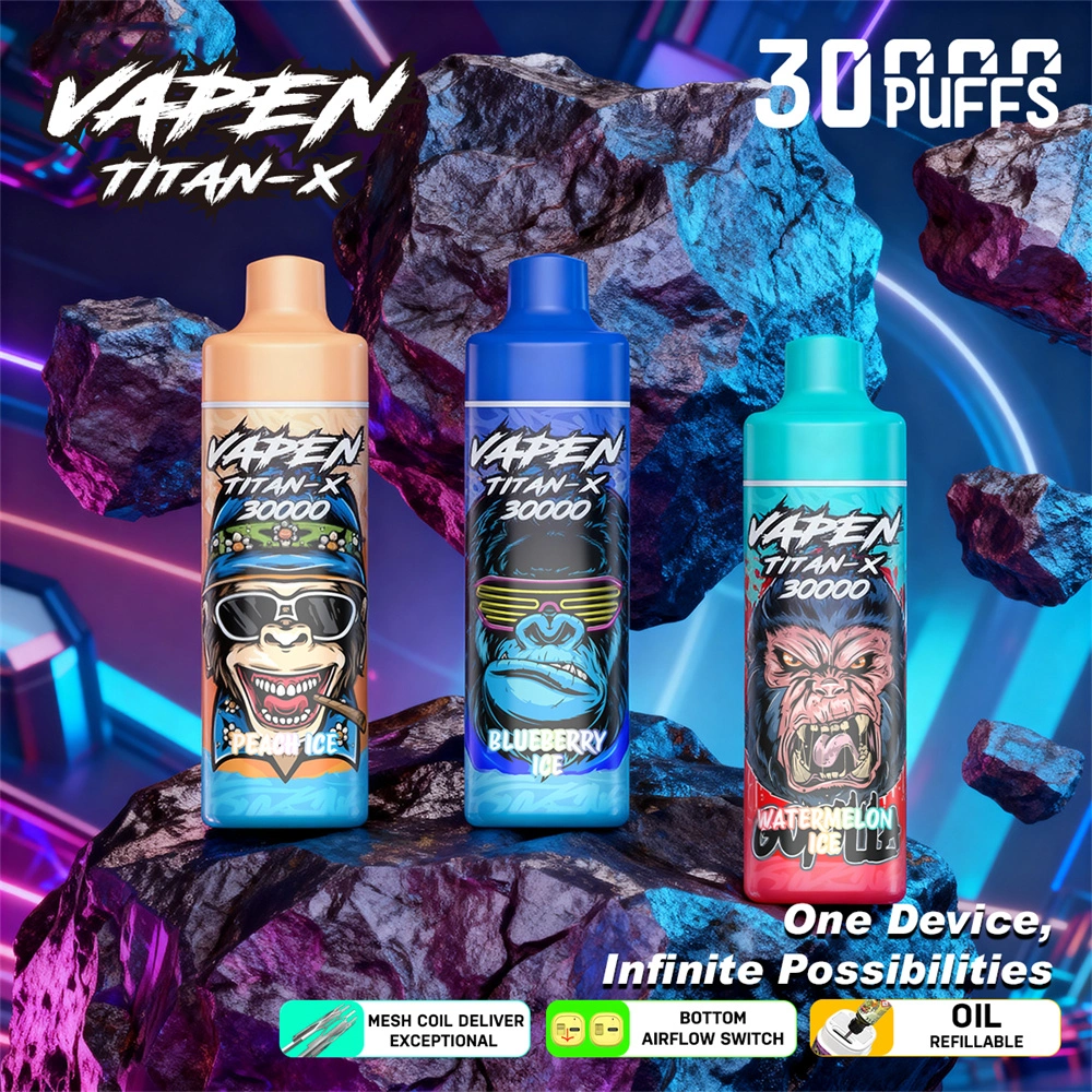 VAPEN TITAN-X 30K Dsposable Vape Wholesale Dtsln Fabrikant fan Sina