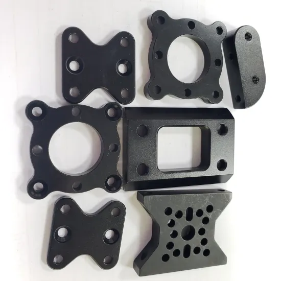 CNC aluminum folding clamp for quadcopter