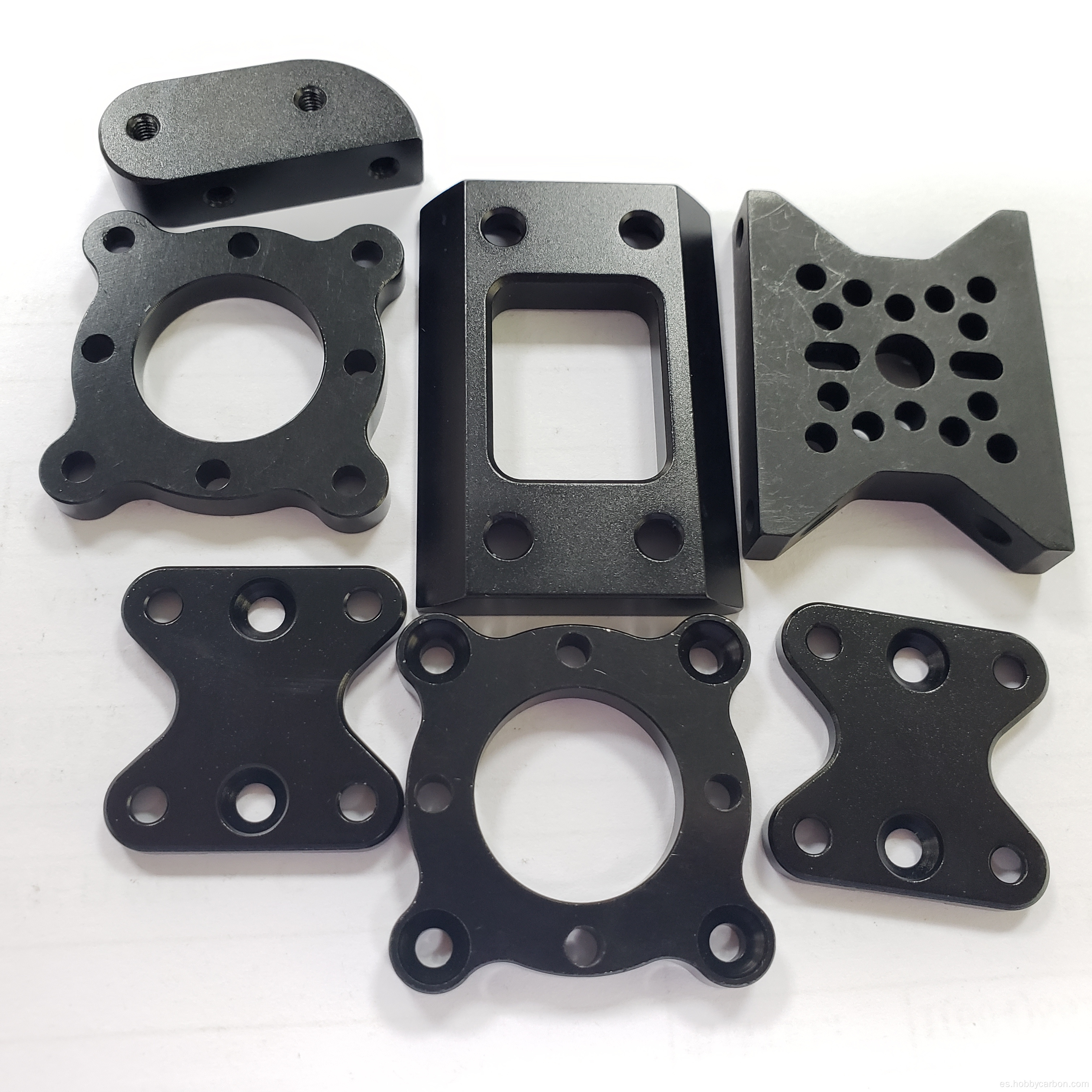 Abrazadera plegable de aluminio CNC para quadcopter