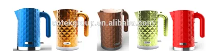 2015 best seller kettle/ diamond design electric kettle/ household plastic kettle