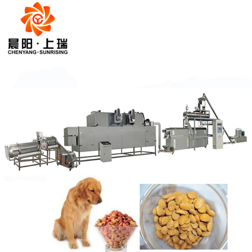 Full automatic kibble dry pet food production machine