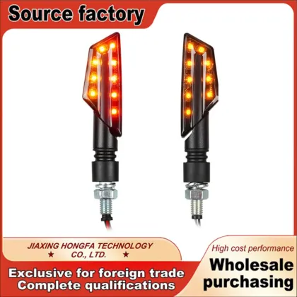 Sleek 9-LED Motorcycle Light