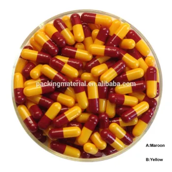 size000 Colorful enteric gelatin coated empty capsule size 00