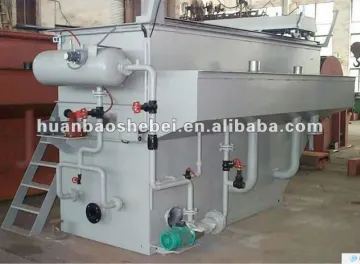 DAF dissolved air flotation plant for dyeing industry