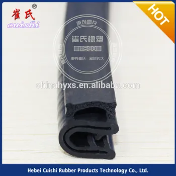 auto metal edging protective rubber seal strip