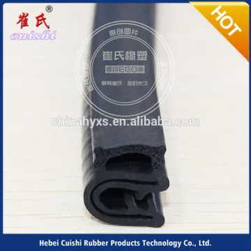 auto metal edging protective rubber seal strip