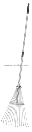 Garden Rake With Telescopic Steel Handle