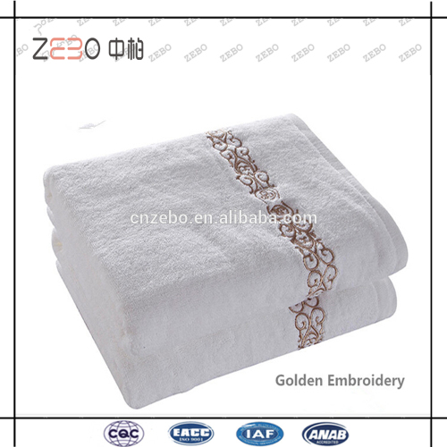 Pure Cotton 70*140cm White Bath Towel Luxury Hotel Towels Wholesale