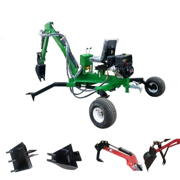Mini Towable ATV Backhoe Excavator with Attachments