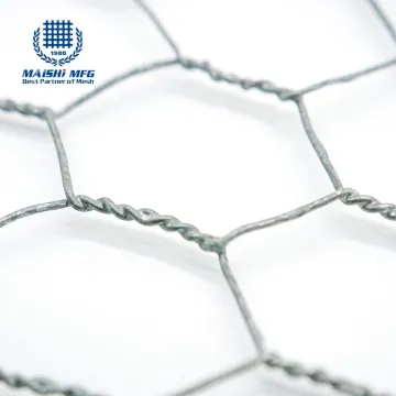 Galvanized Hexagonal Mesh Animal Fence