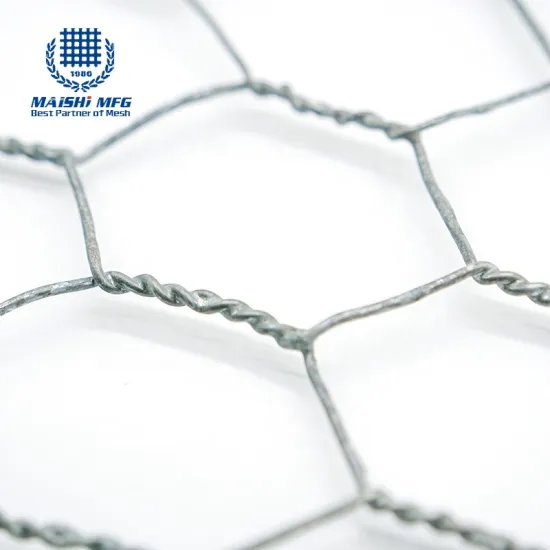 Galvanized Hexagonal Mesh Animal Fence