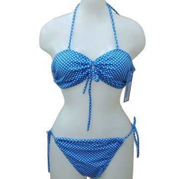 Bikinis, Tie at Neck and Back, Custom Logos and Brand Names are Welcome, Bikini Factory