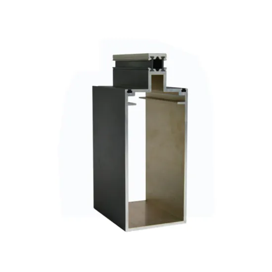 Modern Villa Aluminum Glass Window Frames and Curtain Wall Profiles for Exterior Facades