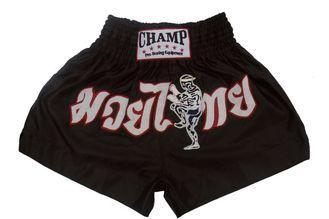 Professional  Black Custom Boxing Shorts for Kids , Men , W