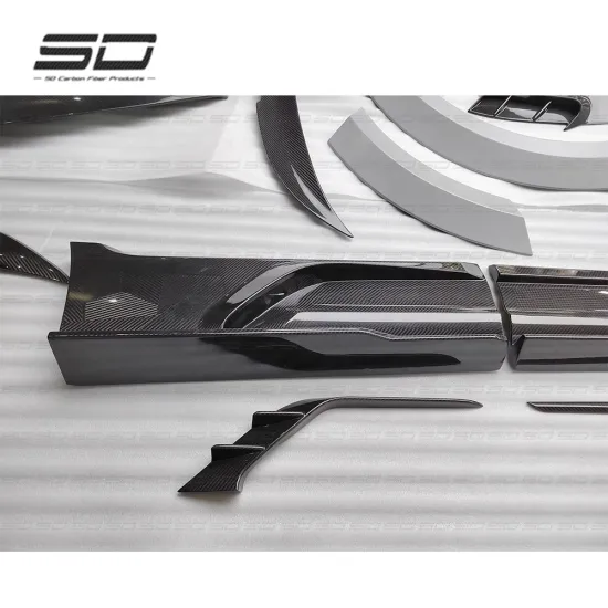 M Style Dry Carbon Fiber Body Kit for Bentley Bentayga Bumper Side Skirts Bonnet Rear Diffuser