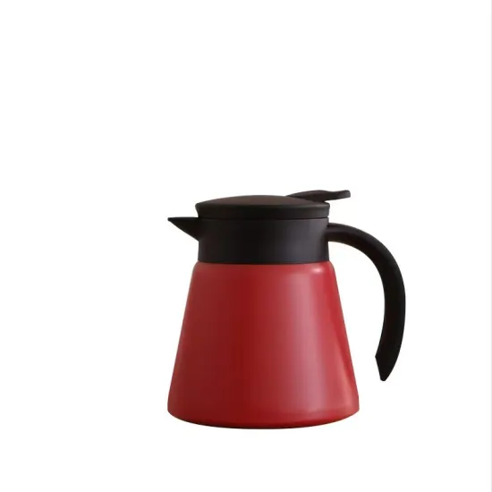 304 Stainless Steel Thermal Pot: Double-Layer Vacuum Insulated Kettle, 680ML, Suitable as Coffee Pot