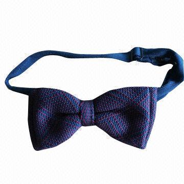 Polyester knitted bowtie, small orders are welcome