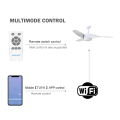 Simple Pure White Dual Direction wifi Ceiling Fan