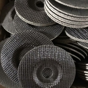 Flap disc back up pad fiberglass reinforced cloth