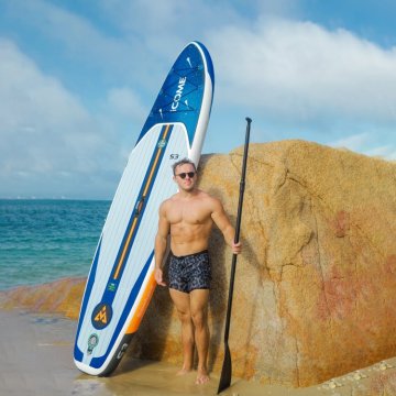 Hot Sale 10`8`` BLUE INFLATABLE PADDLE BOARD
