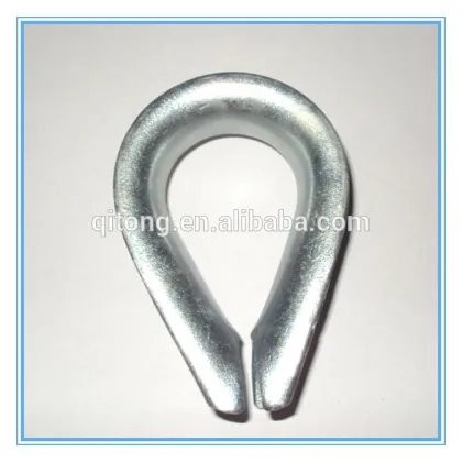 Galvanized Lifting Standard Wire Rope Thimble In Hardware