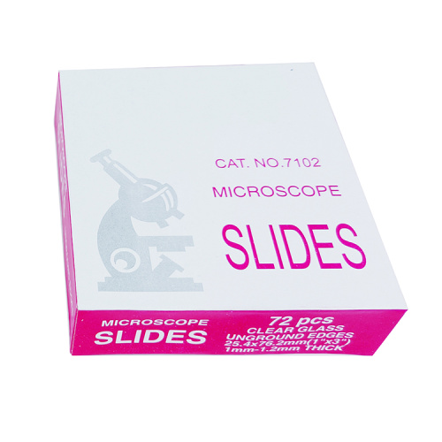 Cut Edges Plain Glass Microscope slides 7102