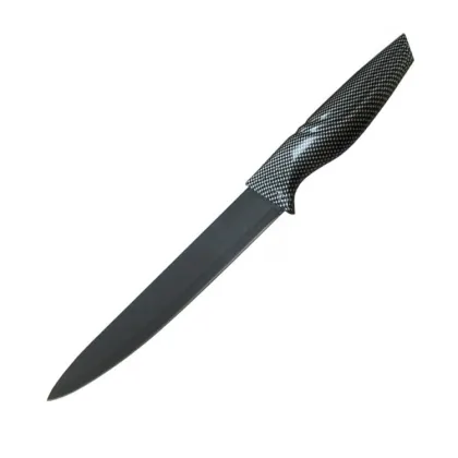 Coated blade knife with water transfer handle